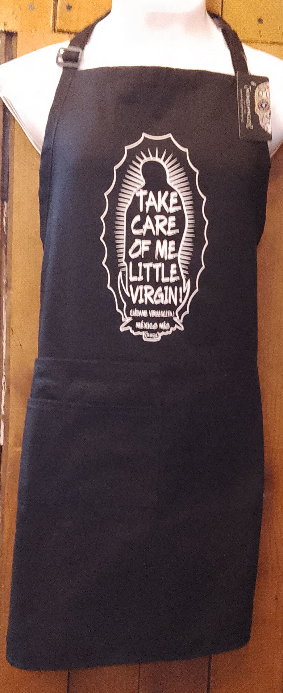 TAKE CARE OF ME LITTLE VIRGIN! Delantal