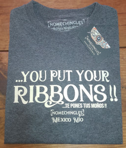 ...YOU PUT YOUR RIBBONS!!